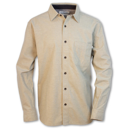Purnell Chamois Button-Up - Mens, Khaki, L, 10104568-KHAKI-L