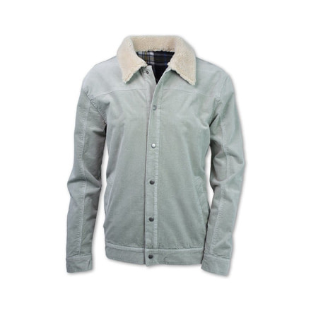 Purnell Corduroy Jacket - Mens, Ice Grey, Large, 10104639-646-L