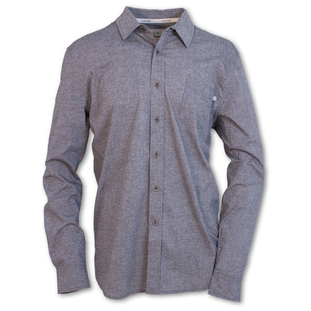 Purnell Slub Chambray Button-Up - Mens, Black, S, 10104549-BLACK-S