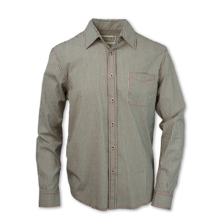 Purnell Ticking Stripe Shirt - Mens, Black/White, Large, 10104545-006-L