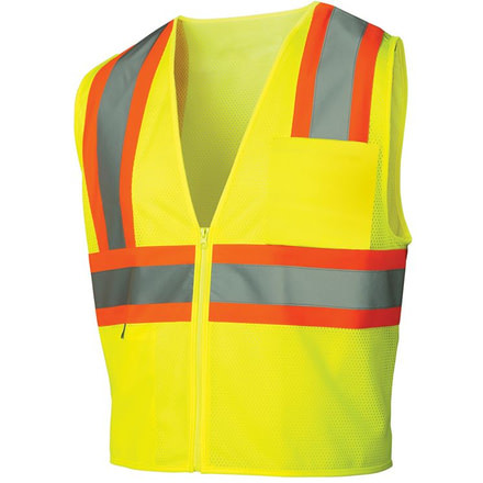 Pyramex Lumen-X Hi-Vis Vest, Hi-Vis Lime, X2 RVZ2210X2
