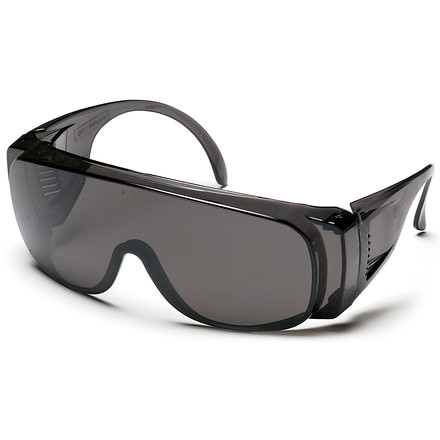 Pyramex Solo Safety Glasses - Gray Lens, Gray Frame S520S
