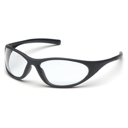 Pyramex Zone II Safety Eyewear - Clear Lens, Matte Black Frame SB3310E