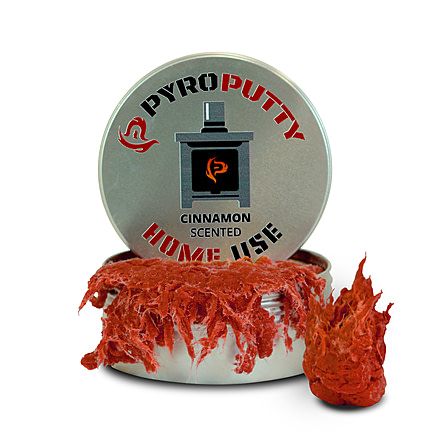 Pyro Putty Home Use Is An In-Home Fire Starter w/ Cinnamon scent, Maroon, 2oz, PP2OZH