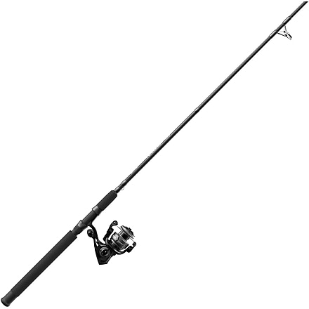 Quantum Accurist Medium-Heavy Spinning Combo, 30 Size Reel, 150/10 Cap, w/2 Piece Rod, Black, 7ft, ATBK307052FA.NS2