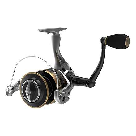 Quantum Strategy Spinning Reel, 5.2-1, 5+1, Ambidextrous, Size 40, Silver/Gold, SR40A.BX3