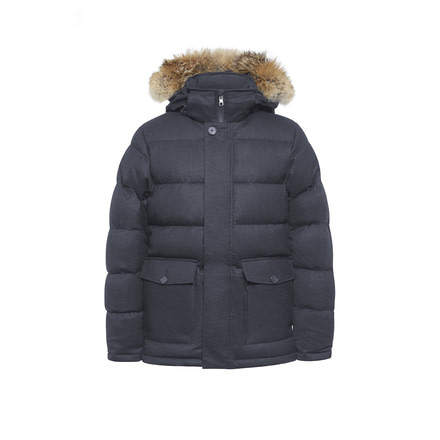 Quartz Co Savoy Down Jacket, Heather Navy, Small 39910-Heather Navy-S