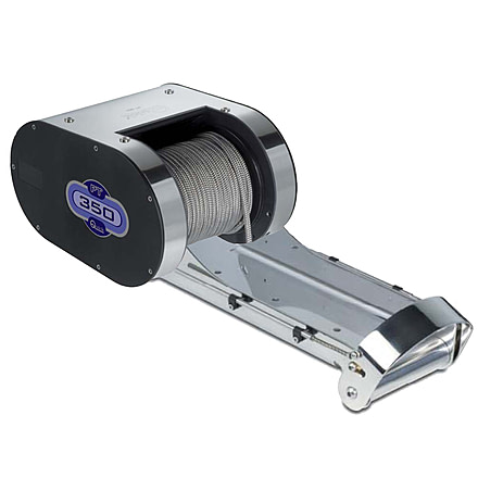 Quick 350 Pontoon Windlass w/ Aluminum Bow-Roller and 20lb Anchor PTR 47056