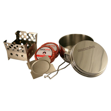 QuickStove Emergency and Camp Cook Stove Kit, Natural qs-108