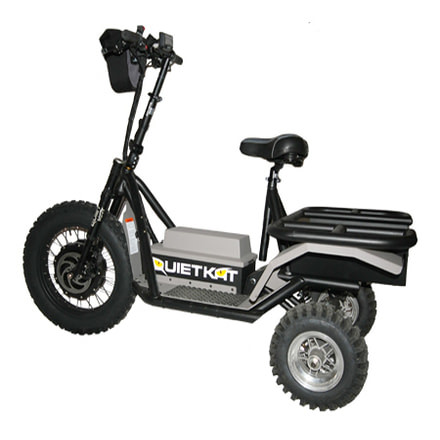 QuietKat 72V Rancher All Terrain Trike, Black, One Size Fits Most, 18QKRANCHERAP