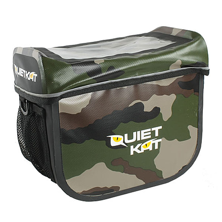 QuietKat Handle Bar Bag For QuietKat Electrik Bike, Camo, One Size Fits Most, 18QKMHBB