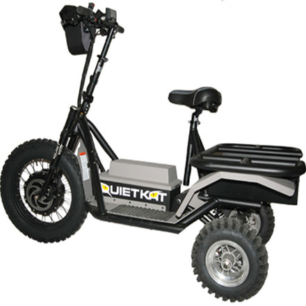 QuietKat Prowler Terrain Trike, 60V, Black, One Size Fits Most, QK18PROWLERAP
