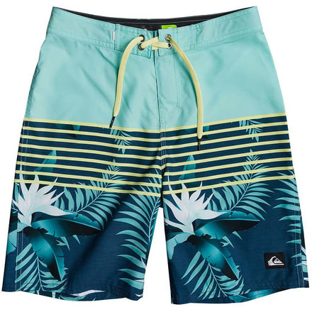 Quiksilver Everyday Lightning 18 Boardshorts - Boys, Majolica Blue, 25/10, EQBBS03467-BSM6-25/10