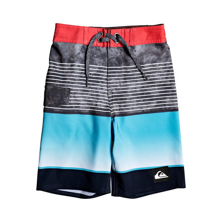 Quiksilver Highline Slab 14 Inch - Boys, Hibiscus, 6, EQKBS03233-RMZ6-6