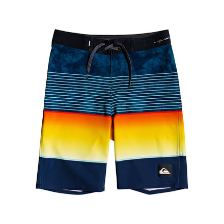 Quiksilver Highline Slab 18 Inch - Boys, Crystal Teal, 25/10, EQBBS03403-BRN6-25/10