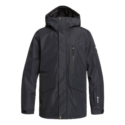 Quiksilver Mission 2L Gore-Tex Snow Jacket - Mens, Black, Large, EQYTJ03238-KVJ0-L