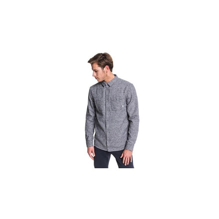 Quiksilver Wollemi Long Sleeve Shirt - Mens, Medium Grey Heather, Extra Large, EQYWT03845-KPVH-XL