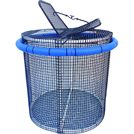 R&R Tackle R&R Collapsible Small Bait Pen, 3 x 3 x 3 Galvanized Steel, PVC, Coated Mesh, Fits In 7in Wide Box; 8 Per Pallet, CBP-S-RD