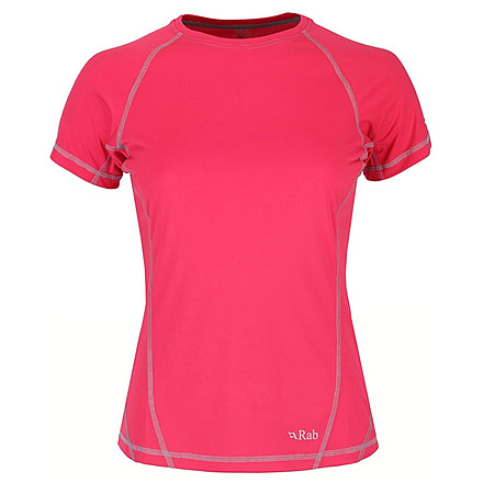 Rab Aeon Short Sleeve Tee - Women's-Dragonfruit-Medium-12