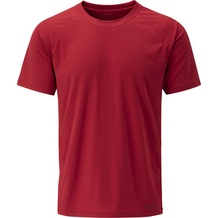 Rab Aerial Short Sleeve Tee - Men's-Cayenne-Large