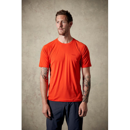 Rab Aerial Short Sleeve Tee - Mens, Horizon, Large, QBU-43-HO-L