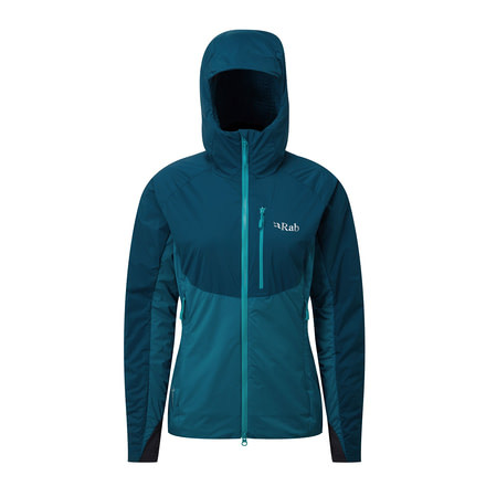 Rab Alpha Direct Jacket - Women's, Atlantis/Serenity/Serenity, Extra Large, QIO-11-AT-16