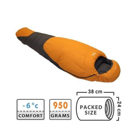 Rab Alpine 400 Sleeping Bag - Ancient - Mens - Left Zip