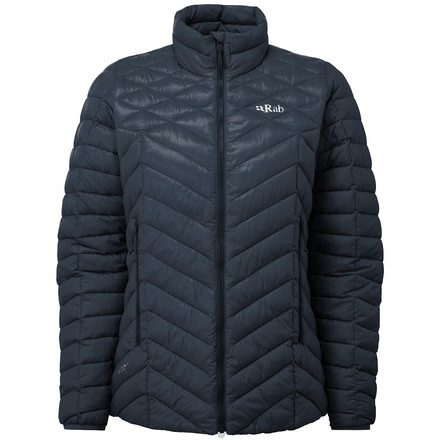 Rab Altus Jacket - Womens, Beluga/Seaglass, Small, QIO-40-BE-10