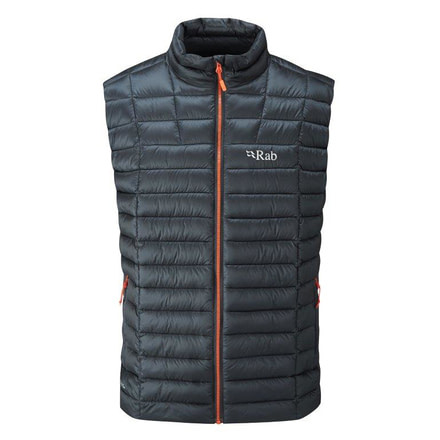 Rab Altus Vest - Men's-Ebony/Zinc-Large
