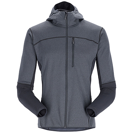 Rab Ascendor Hoody - Mens, Beluga, X-Large, QFF-42-BEL-XLG