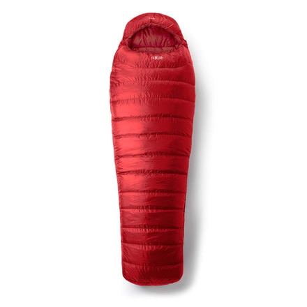 Rab Ascent 300 Sleeping Bag - Mens, Cayenne, Left Zip, Regular, QSG-66-LZ