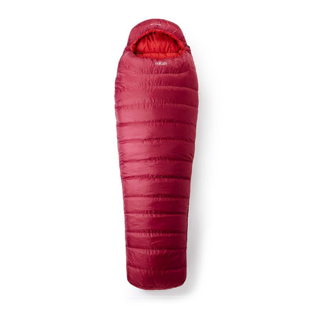 Rab Ascent 900 Sleeping Bag - Womens, Rococco, Left Zip, Regular, QSG-76-LZ