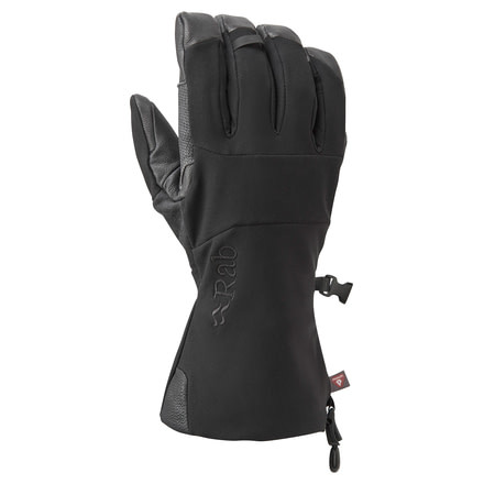 Rab Baltoro Glove - Womens, Black, Small, QAH-79-BL-S
