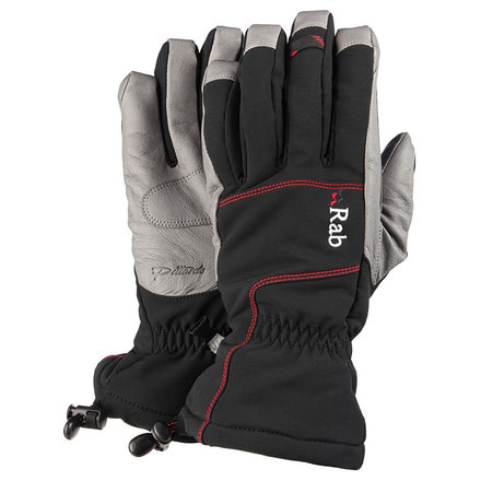 Rab Baltoro Softshell Glove - Women's-Black-Medium