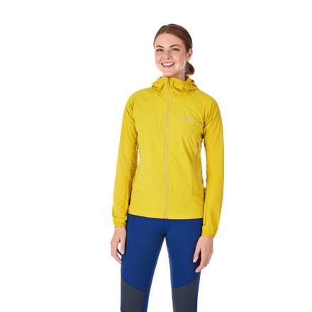 Rab Borealis Jacket - Womens, Sulphur, 12, QWS-39-SU-12
