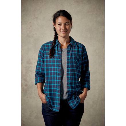 Rab Campfire Shirt wmns, Deep Denim, UK12/ US M QCA-69-DD-12-DEMO
