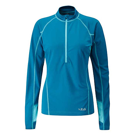 Rab Confluent Long Sleeve Zip Tee - Women's-Merlin-Medium