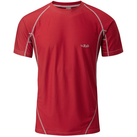 Rab Confluent Short Sleeve Tee - Men's-Cayenne-Large