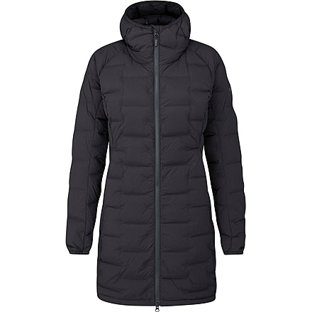 Rab Cubit Stretch Down Parka - Womens, Ebony, Large, QDB-41-EBN-14