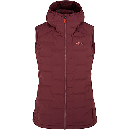 Rab Cubit Stretch Down Vest - Womens, Deep Heather, Extra Small, QDB-32-DEH-08