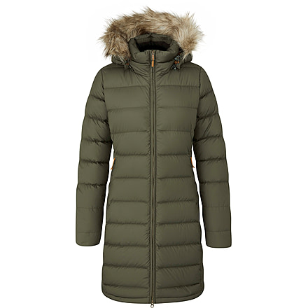 Rab Deep Cover Parka - Womens, Army, Extra Small, QDB-33-ARM-08