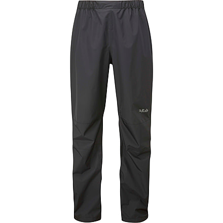 Rab Downpour Eco Pants - Mens, Black, Large, Regular, QWG-84-BL-L