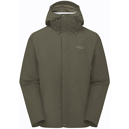 Rab Downpour Jacket - Mens, Army, Extra Large, QWI-06-ARM-XLG