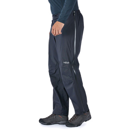 Rab Downpour Plus Pants - Mens, Black, Large, Long, QWF-69-BL-L-XL