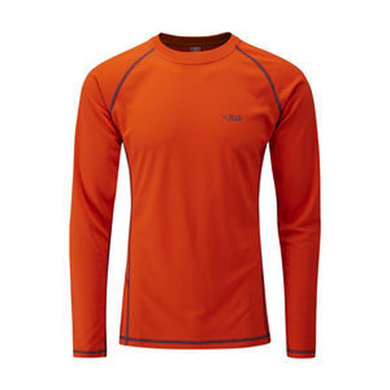 Rab DryFlo 120 Long Sleeve Tee - Men's -Firecracker-Large