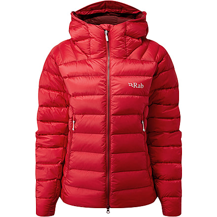 Rab Electron Pro Jacket - Womens, Ruby, 12, QDN-86-RU-12