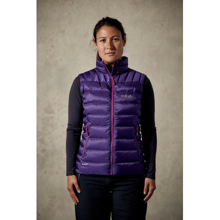 Rab Electron Vest wmns, Juniper / Zinc, UK12/ US M QDN-59-JU-12-DEMO