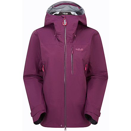 Rab Firewall Mountain Jacket - Womens, Mulberry, 12/Medium, QWG-97-MUL-12