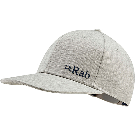 Rab Flatiron Logo Cap - Mens, Grey Marl, One Size, QAB-02-GM-U