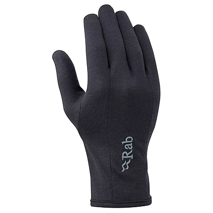 Rab Forge 160 Glove - Women's, Ebony, Large, QAH-75-EB-L